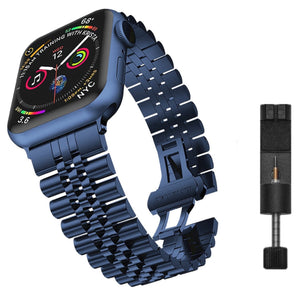 Apple Watch steel jubilee band - silver gold