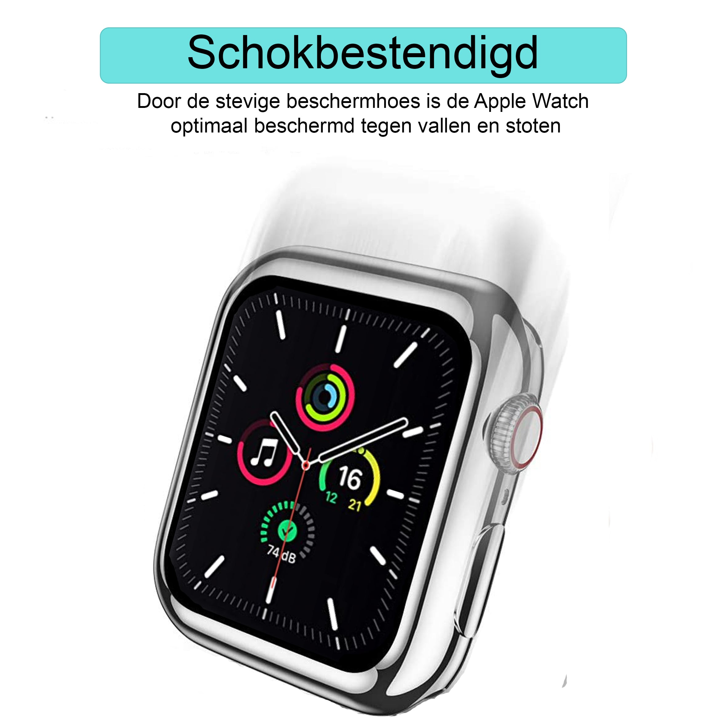 Apple Watch silicone case - silver