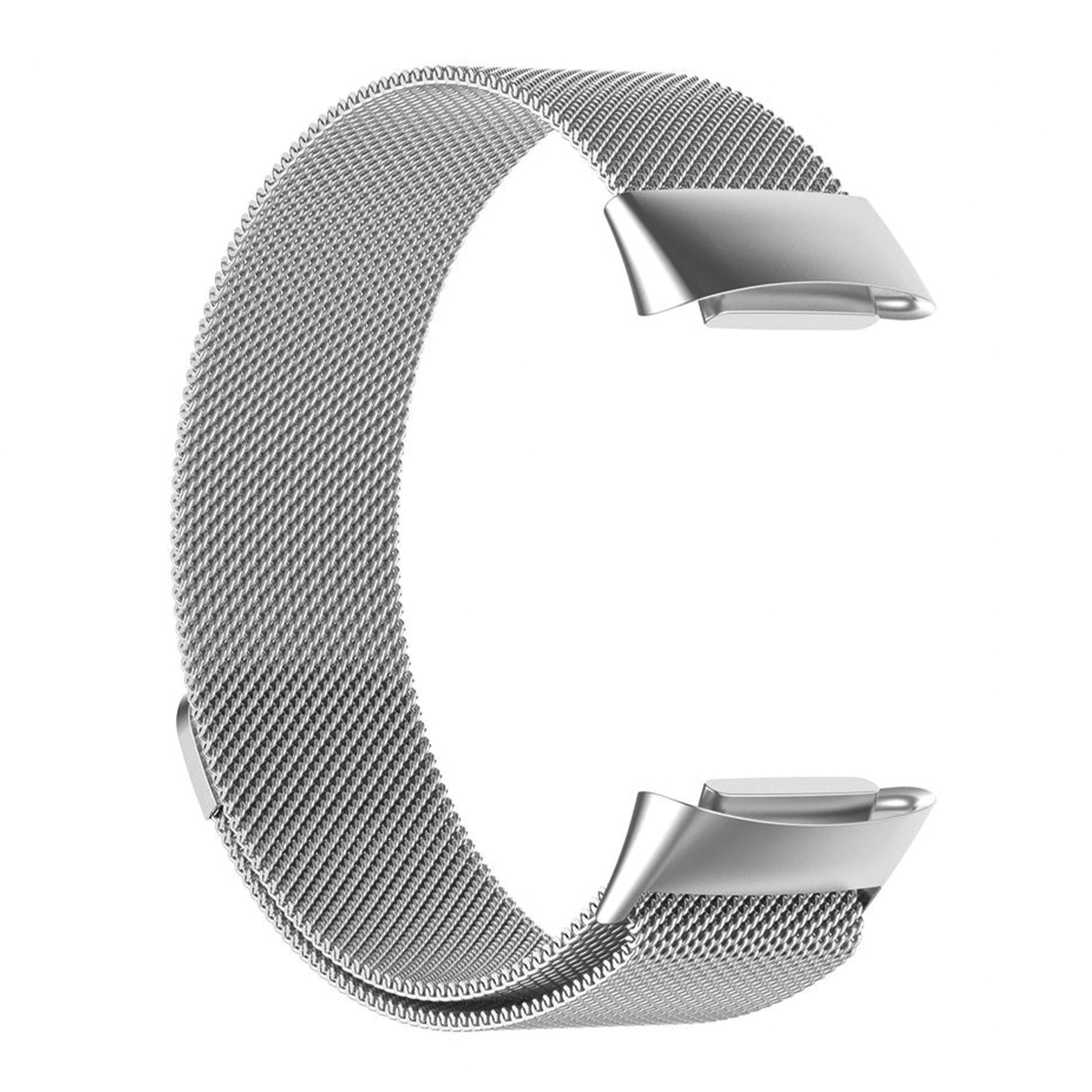 Fitbit charge 5/6 milanese band - silver