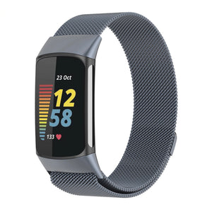 Fitbit charge 5/6 milanese band - gold