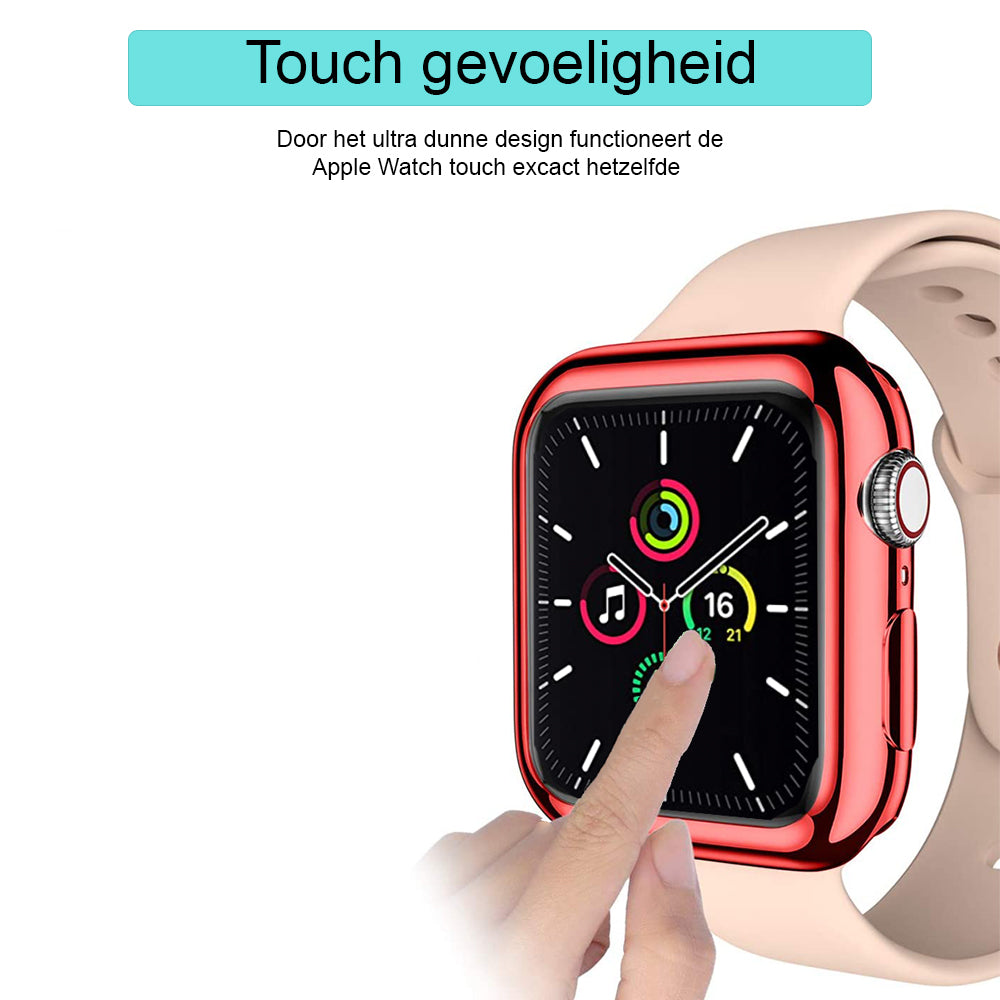Apple Watch silicone case - red