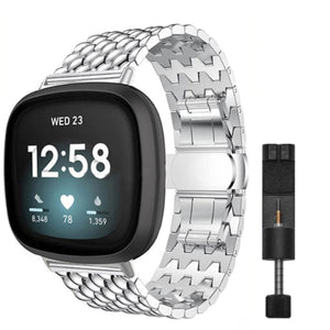 Fitbit Versa 3 / 4 / Sense Drachenarmband – Gold