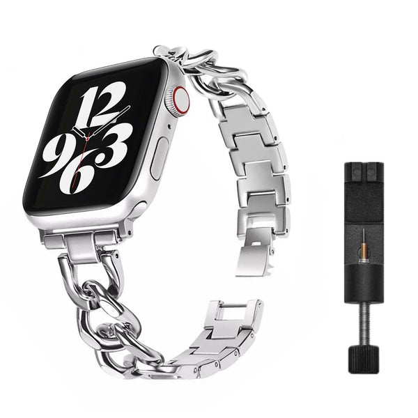Apple Watch chain link strap - silver