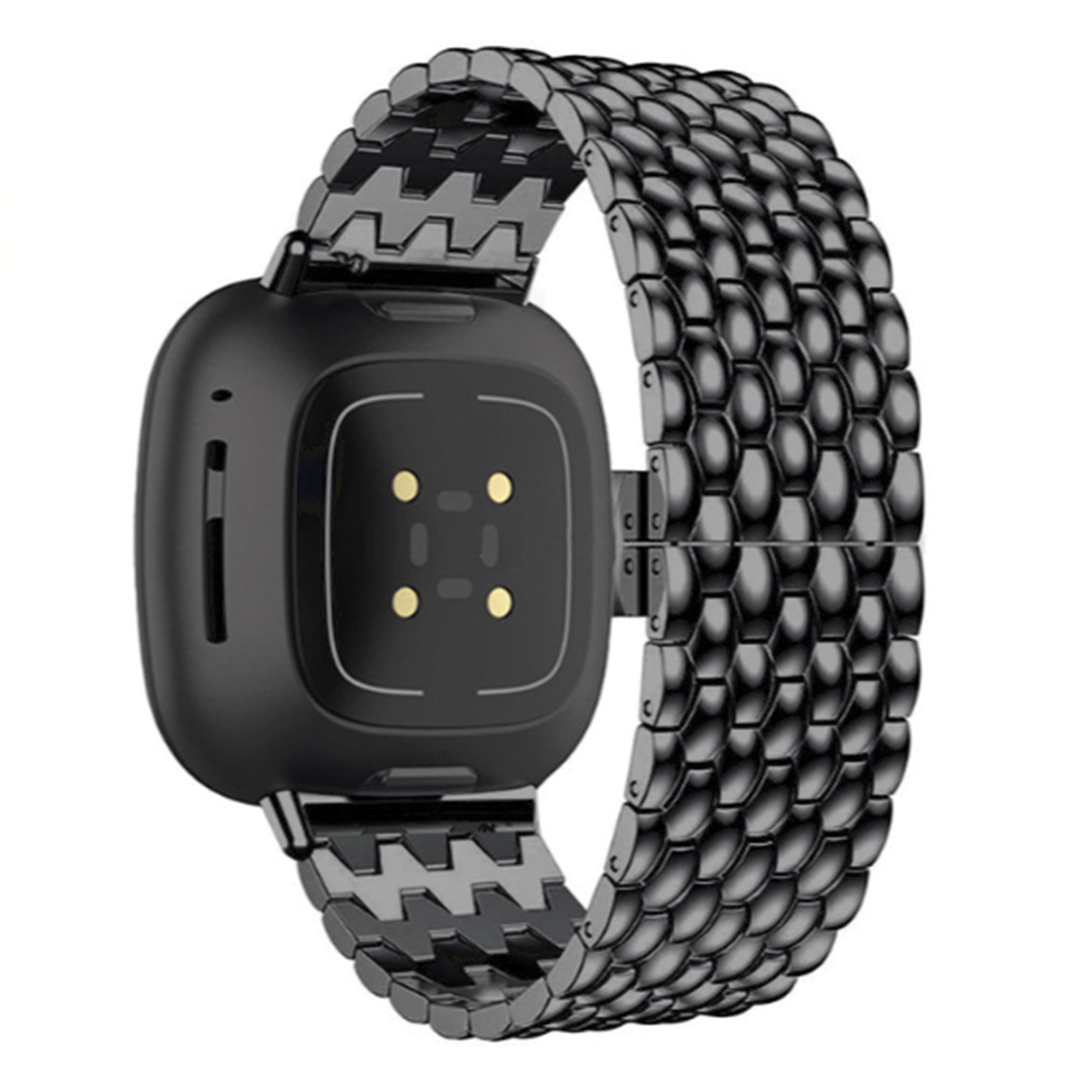 Fitbit Versa 3 / 4 / Sense dragon strap - black