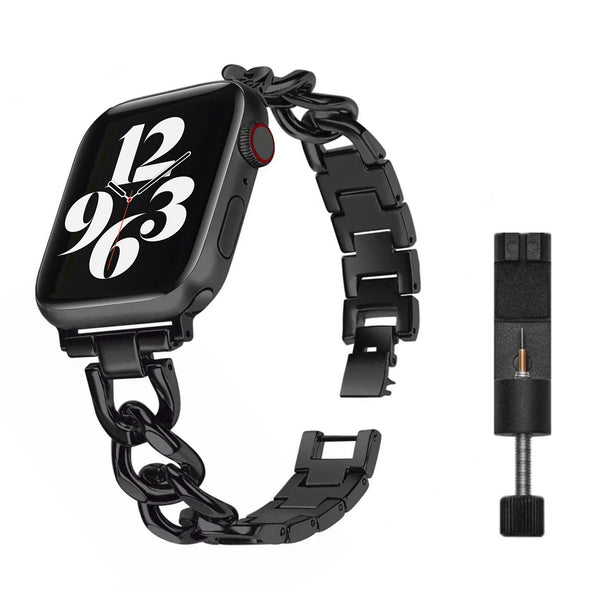 Apple Watch chain link strap - black