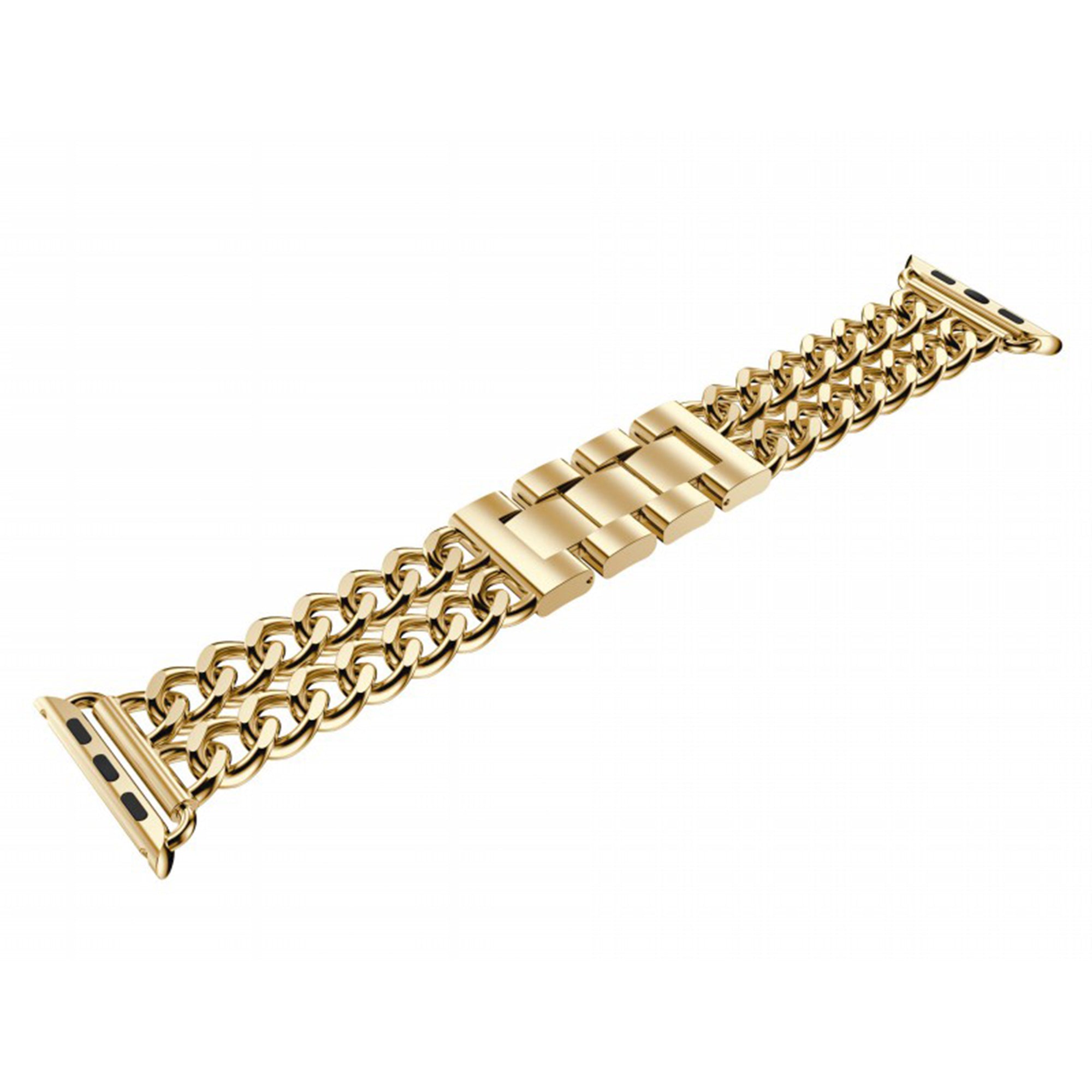 Apple Watch double chain link strap - gold